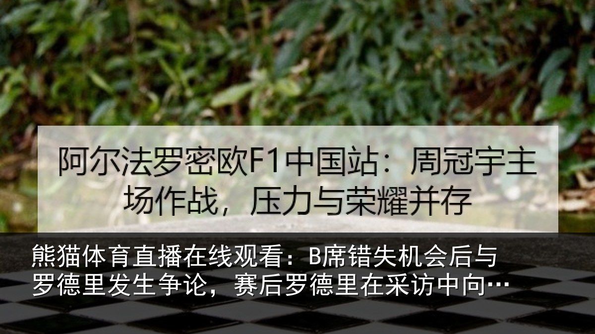 熊猫体育直播在线观看:B席错相关情况发生相关情况采访中向B席致歉